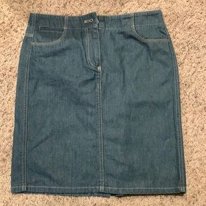 Denim Pencil skirt